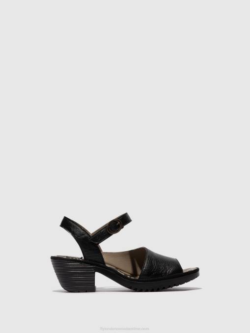 Sling-Back Sandals WELY439 Fly London Women BLACK 0JLR453