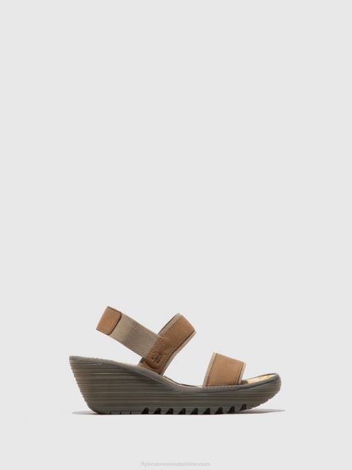 Sling-Back Sandals YACO416 Fly London Women SAND 0JLR431