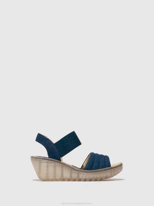 Sling-Back Sandals YIKO414 Fly London Women BLUE 0JLR433