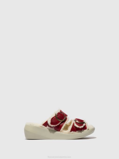 Slip-on Sandals BUGA902 Fly London Women RED 0JLR516