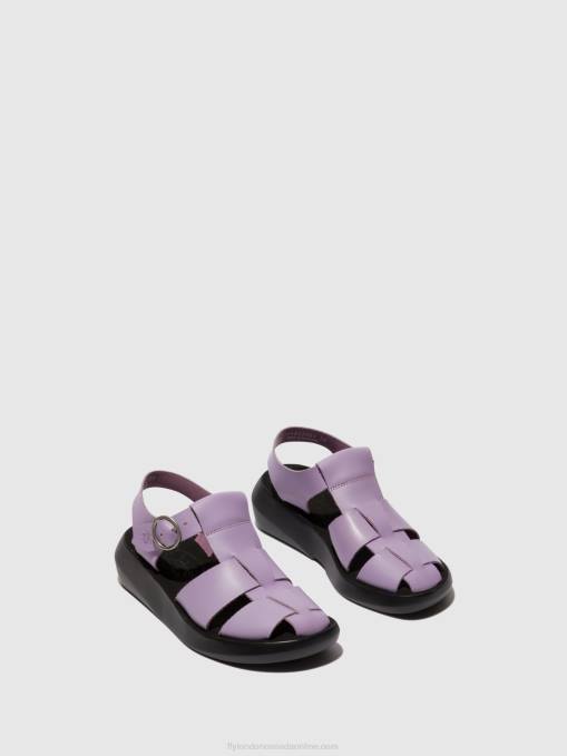 Strappy Sandals BAWE842 Fly London Women VIOLET 0JLR429