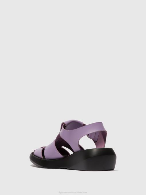 Strappy Sandals BAWE842 Fly London Women VIOLET 0JLR429