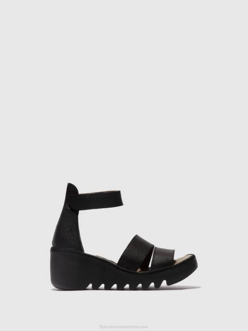 Strappy Sandals BONO290 Fly London Women BLACK 0JLR430