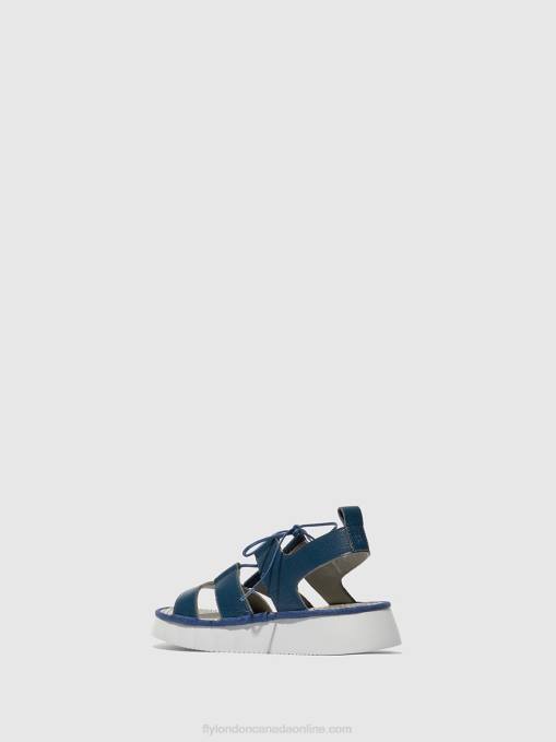 Strappy Sandals CAIO363 Fly London Women BLUE 0JLR571