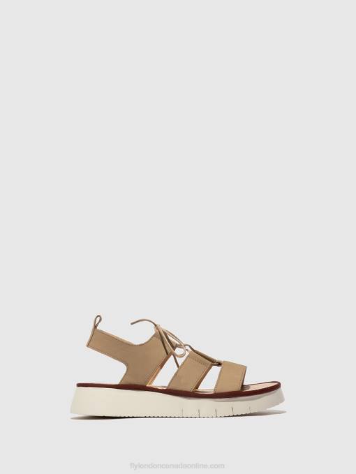Strappy Sandals CAIO363 Fly London Women CLOUD 0JLR574