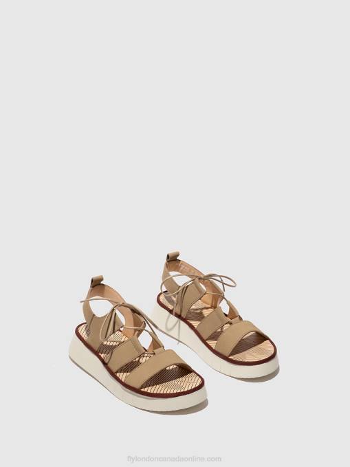 Strappy Sandals CAIO363 Fly London Women CLOUD 0JLR574