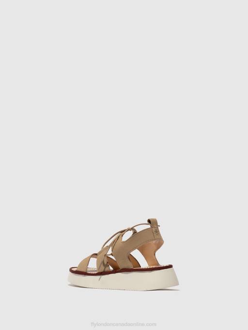 Strappy Sandals CAIO363 Fly London Women CLOUD 0JLR574