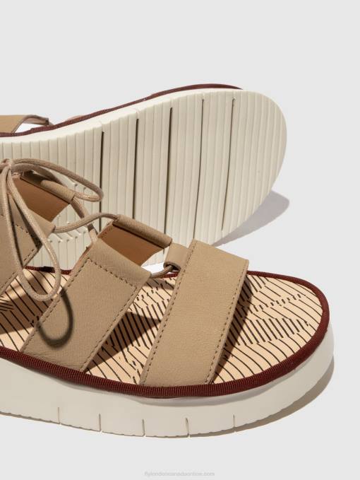 Strappy Sandals CAIO363 Fly London Women CLOUD 0JLR574