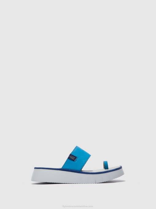 Strappy Sandals CHEV316 Fly London Women CUPIDO AZURE 0JLR599