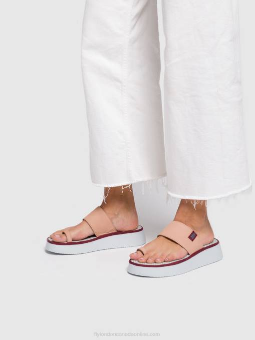 Strappy Sandals CHEV316 Fly London Women CUPIDO NUDE PINK 0JLR600