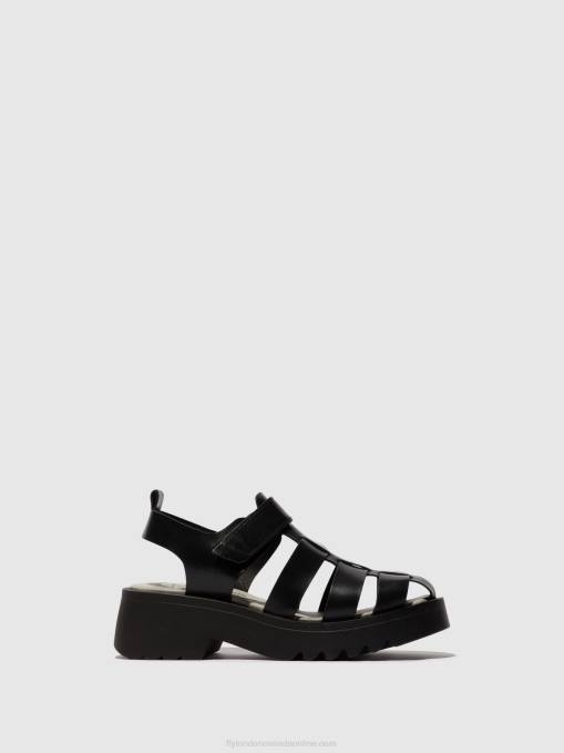 Strappy Sandals MAIE850 Fly London Women BLACK 0JLR537