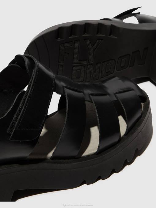 Strappy Sandals MAIE850 Fly London Women BLACK 0JLR537