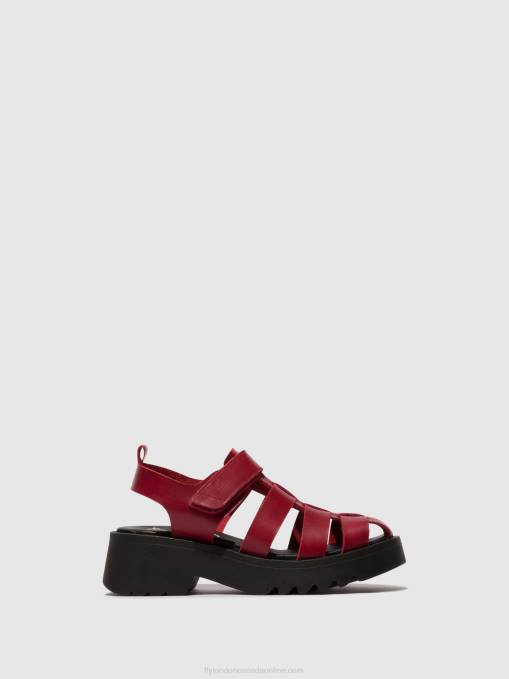 Strappy Sandals MAIE850 Fly London Women RED 0JLR424
