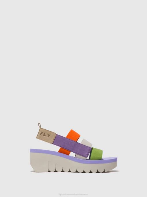 Strappy Sandals YERE847 Fly London Women MULTI (VIOLA) 0JLR425