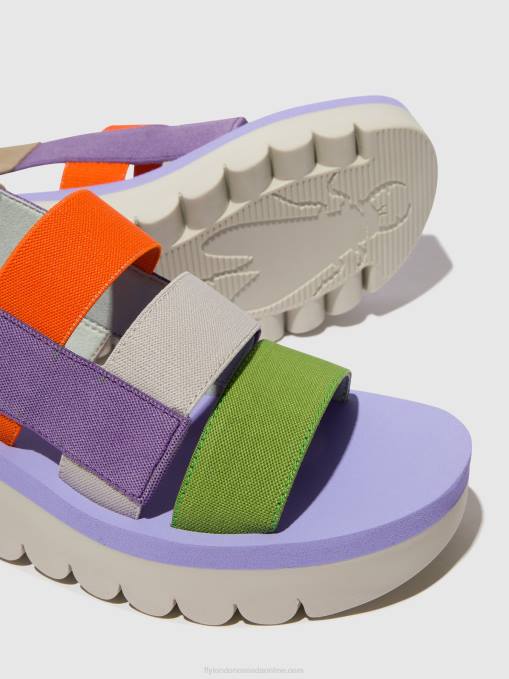 Strappy Sandals YERE847 Fly London Women MULTI (VIOLA) 0JLR425