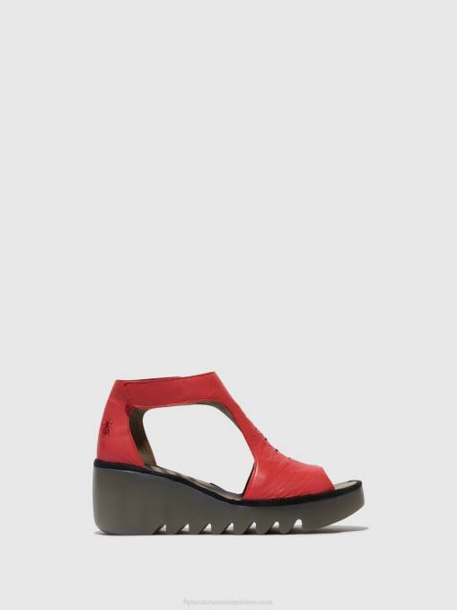 T-Strap Sandals BEZO306 Fly London Women RASPBERRY 0JLR419