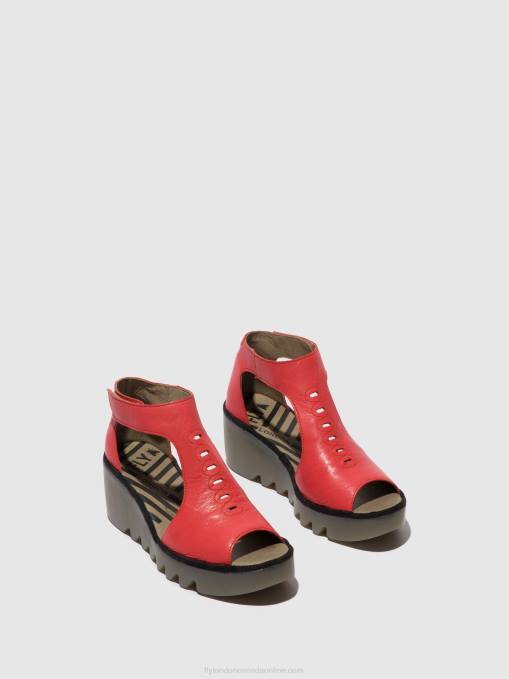 T-Strap Sandals BEZO306 Fly London Women RASPBERRY 0JLR419