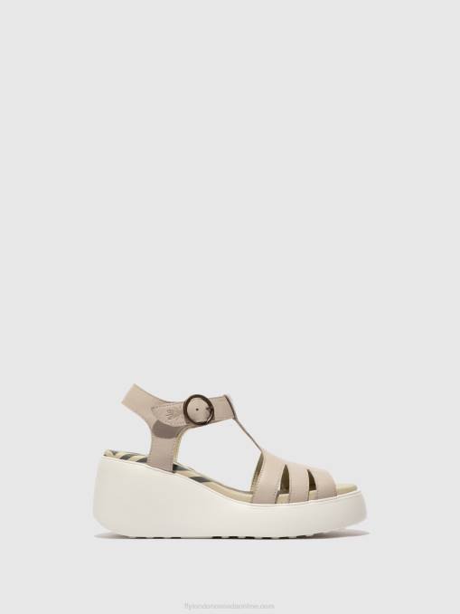 T-Strap Sandals DUMA955 Fly London Women CLOUD 0JLR414