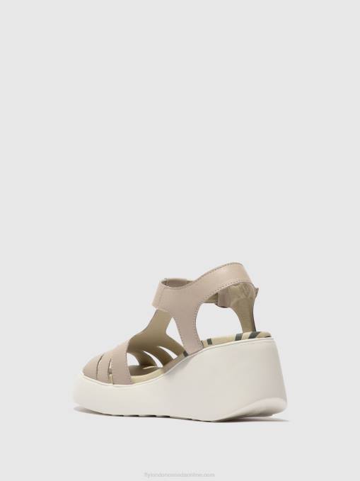 T-Strap Sandals DUMA955 Fly London Women CLOUD 0JLR414