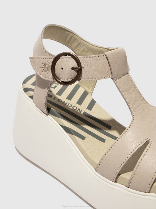 T-Strap Sandals DUMA955 Fly London Women CLOUD 0JLR414