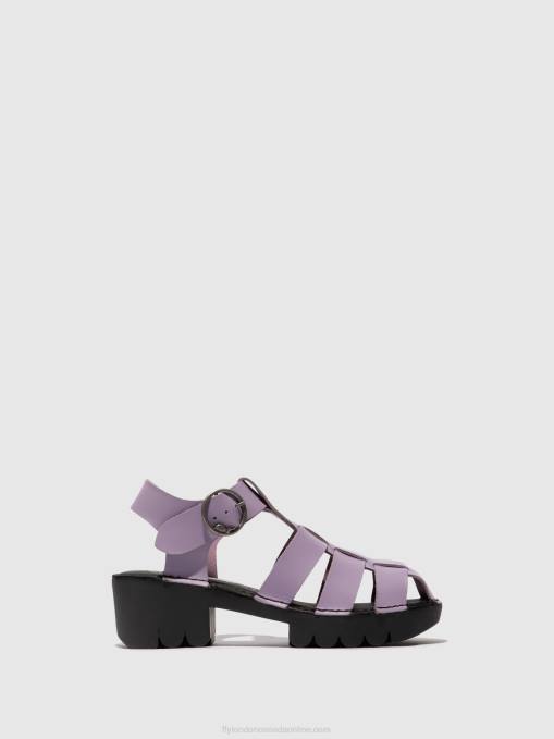 T-Strap Sandals EMME511 Fly London Women VIOLET 0JLR407