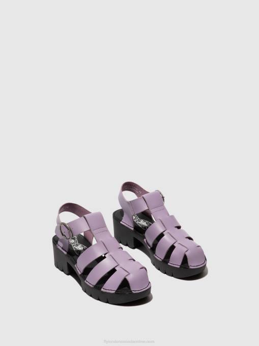 T-Strap Sandals EMME511 Fly London Women VIOLET 0JLR407