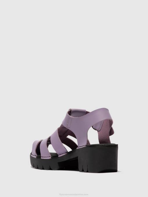 T-Strap Sandals EMME511 Fly London Women VIOLET 0JLR407