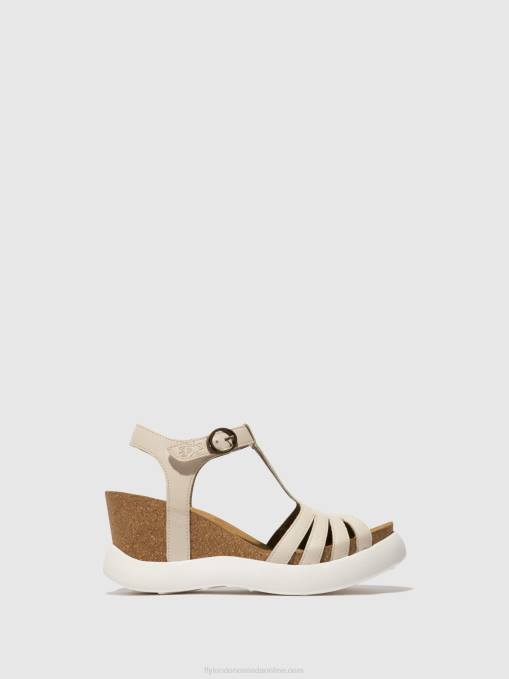 T-Strap Sandals GAIT959 Fly London Women OFFWHITE 0JLR409