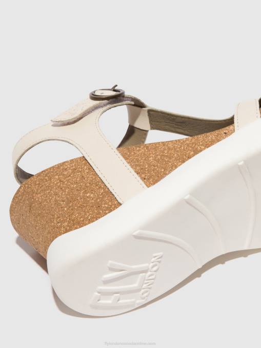 T-Strap Sandals GAIT959 Fly London Women OFFWHITE 0JLR409