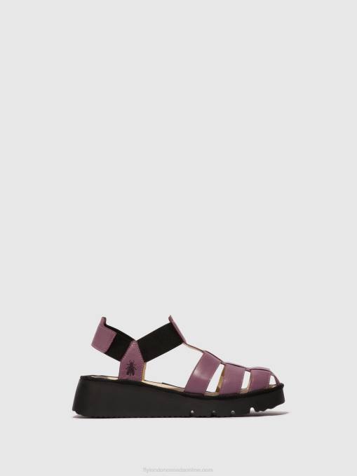 T-Strap Sandals PEFI429 Fly London Women VIOLET 0JLR406