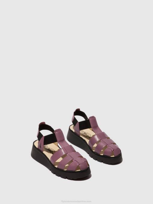 T-Strap Sandals PEFI429 Fly London Women VIOLET 0JLR406