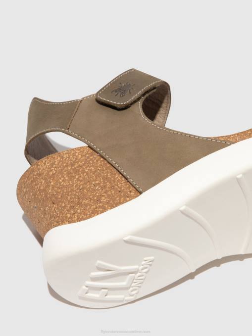Velcro Sandals GOGO967 Fly London Women KHAKI 0JLR398