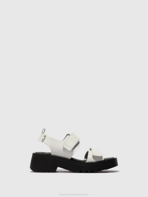 Velcro Sandals MEKA857 Fly London Women OFFWHITE 0JLR532
