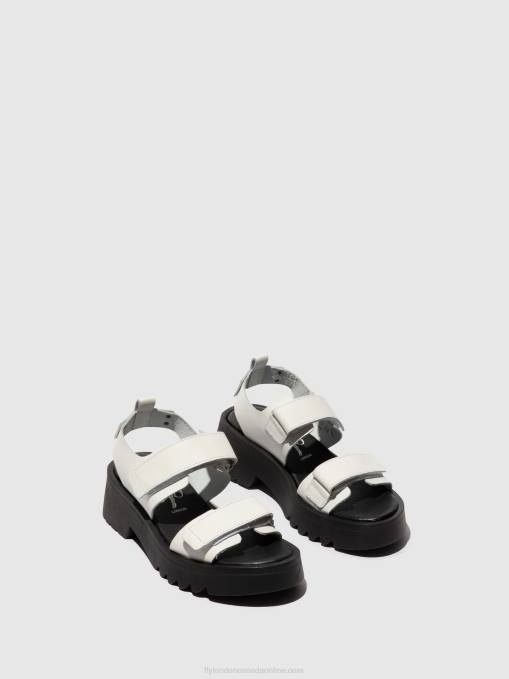 Velcro Sandals MEKA857 Fly London Women OFFWHITE 0JLR532