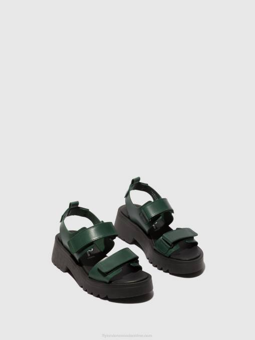 Velcro Sandals MEKA857 Fly London Women PETROL 0JLR392