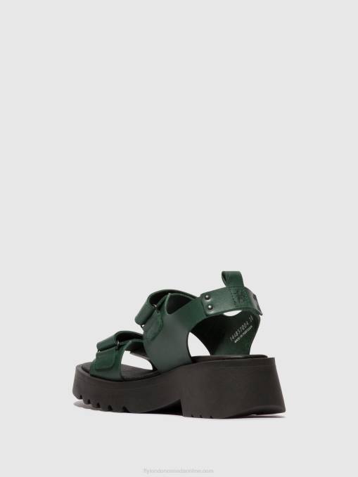 Velcro Sandals MEKA857 Fly London Women PETROL 0JLR392