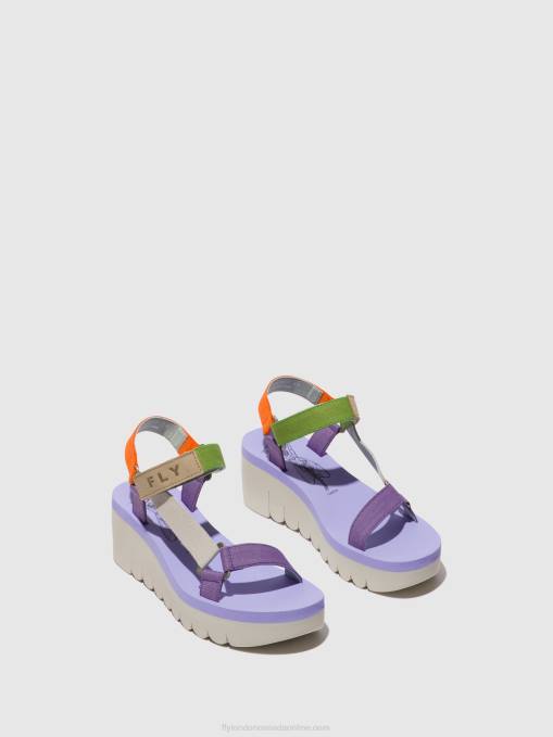 Velcro Sandals YEFA726 Fly London Women MULTICOLOR (VIOLA) 0JLR395