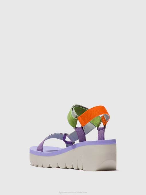 Velcro Sandals YEFA726 Fly London Women MULTICOLOR (VIOLA) 0JLR395