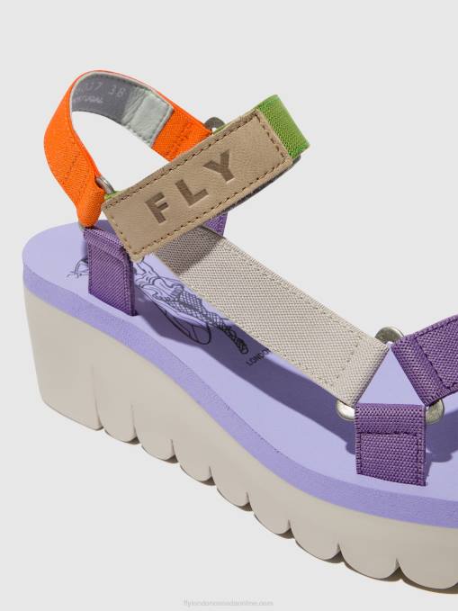 Velcro Sandals YEFA726 Fly London Women MULTICOLOR (VIOLA) 0JLR395