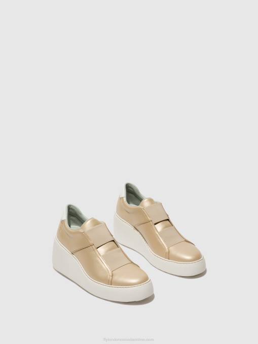 Elasticated Trainers DITO581 Fly London Women GOLD 0JLR731