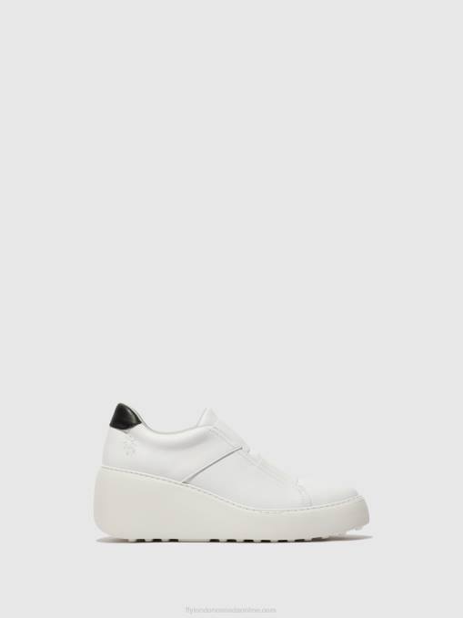 Elasticated Trainers DITO581 Fly London Women WHITE 0JLR732