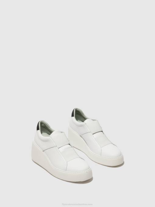 Elasticated Trainers DITO581 Fly London Women WHITE 0JLR732