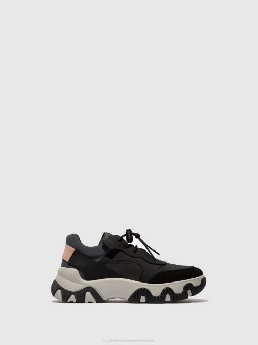 Elasticated Trainers FIAN634 Fly London Women MULTI BLACK 0JLR772