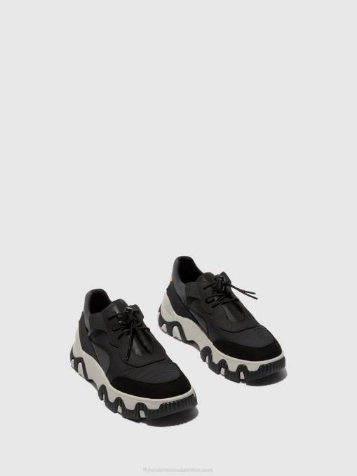 Elasticated Trainers FIAN634 Fly London Women MULTI BLACK 0JLR772
