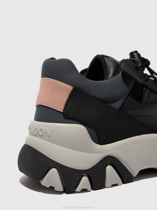Elasticated Trainers FIAN634 Fly London Women MULTI BLACK 0JLR772