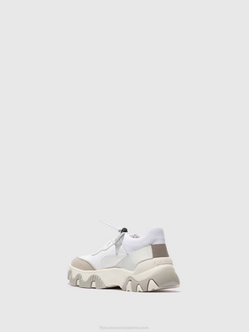 Elasticated Trainers FIAN634 Fly London Women MULTI OFFWHITE 0JLR769