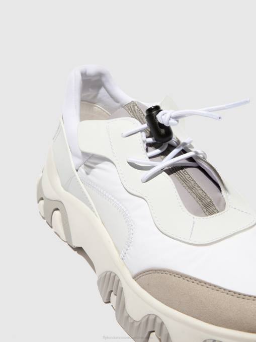 Elasticated Trainers FIAN634 Fly London Women MULTI OFFWHITE 0JLR769