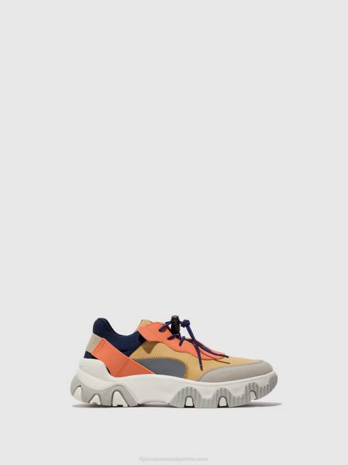 Elasticated Trainers FIAN634 Fly London Women PEACH 0JLR750