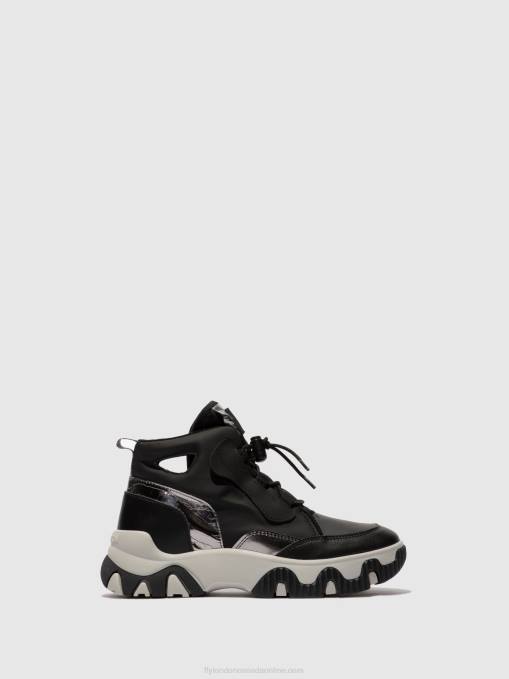 Hi-Top Trainers FENY633 Fly London Women MULTI BLACK 0JLR771