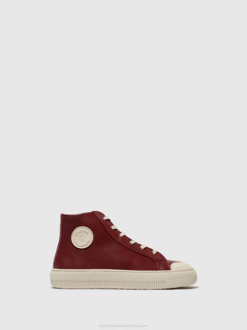 Hi-Top Trainers TOPY586 Fly London Women BORDEAUX 0JLR727